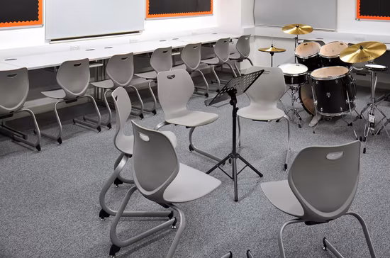 Mobiliario escolar ajustable de escritorio y silla de nueva escuela de diseño