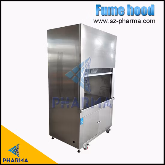 Capilla sin conducto del humo del equipo químico de la capilla SS304 del humo de los muebles del laboratorio